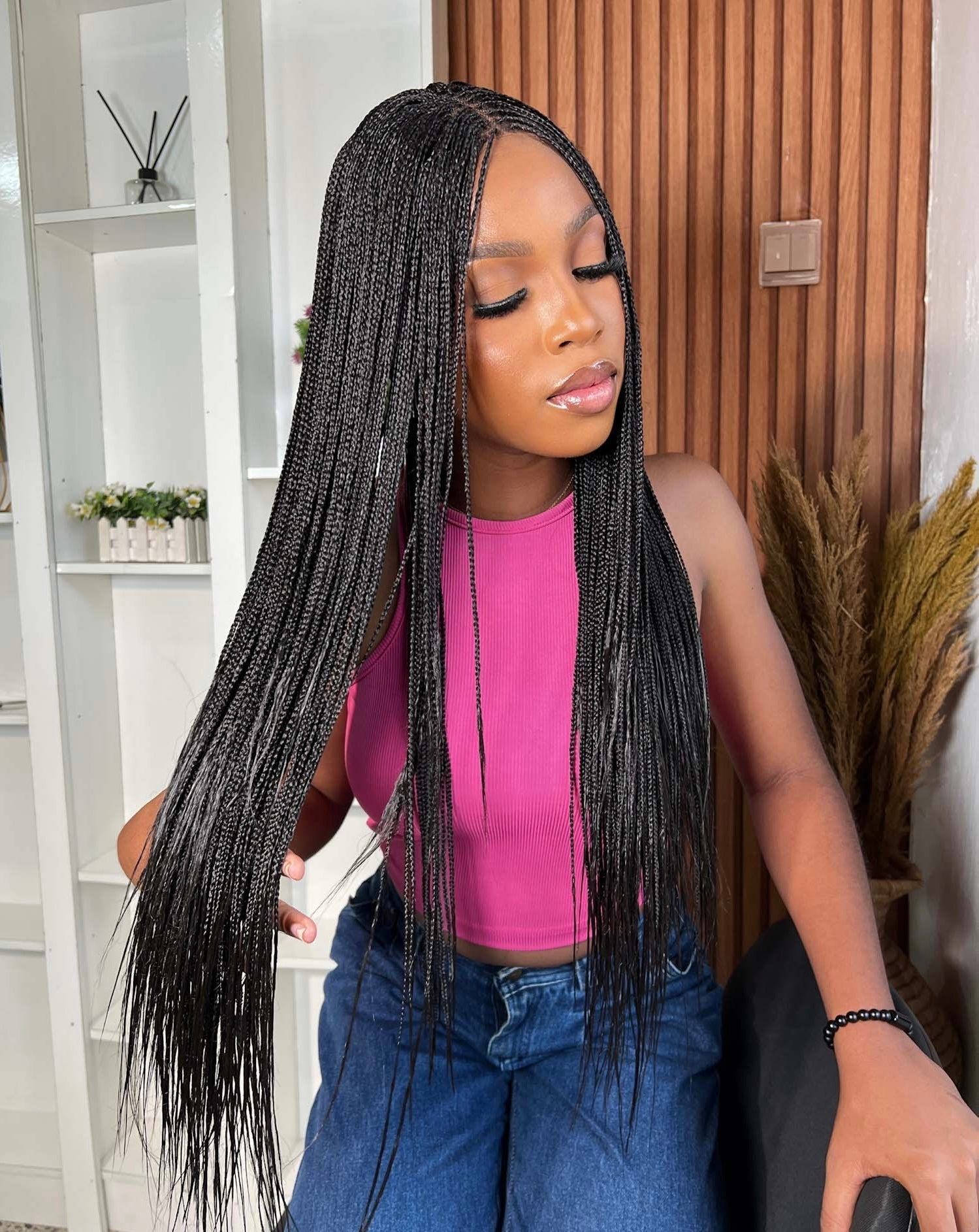 Braid Wigs Brandy Microbraids Wig Blvck Hair NG - Main Image