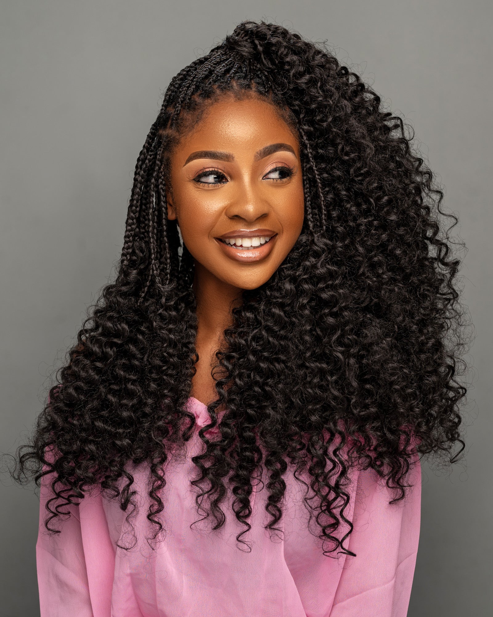 Loose curl crochet hair sale