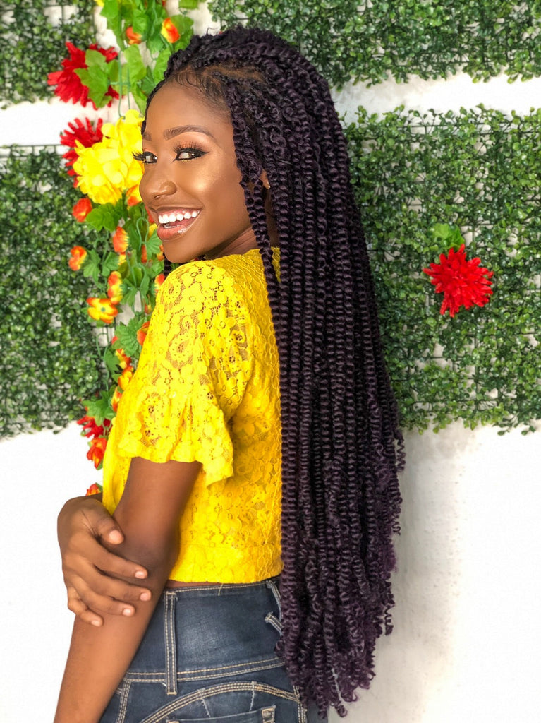 Chunky Passion Twists Frontal Wig - Braid Wigs