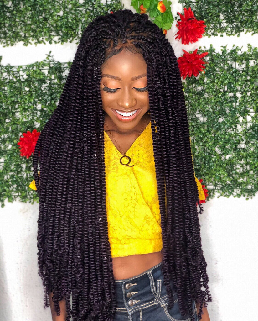 Chunky Passion Twists Frontal Wig - Braid Wigs