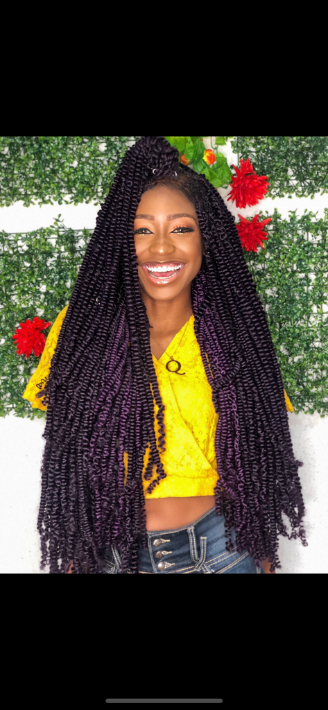 Chunky Passion Twists Frontal Wig - Braid Wigs