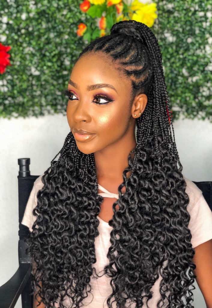 Goddess Braids Ponytail Wig